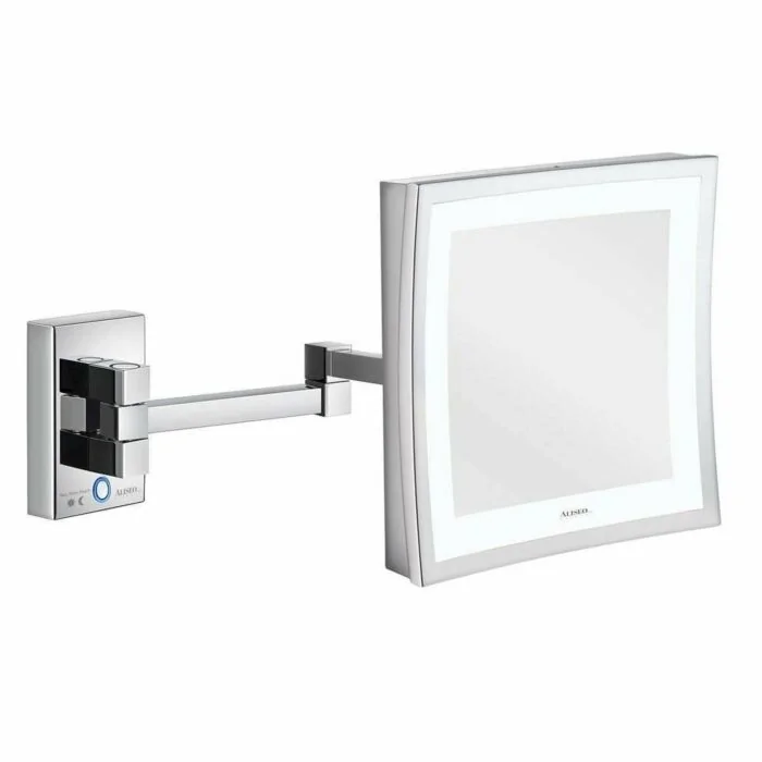 Aliseo Reflection Kosmetikspiegel Led Cubik T3 Doppelschwenkarm