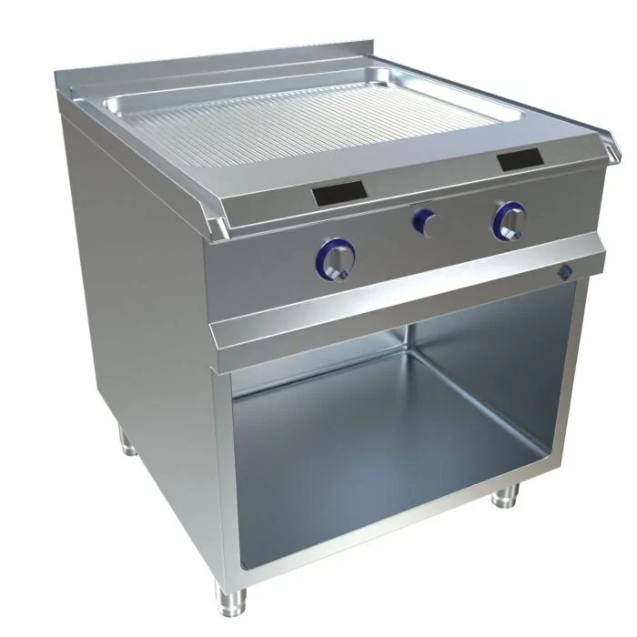 MKN Optima 850 Elektro Griddleplatte 800 ganz geriffelt MaxPower mit OPTIMA Control