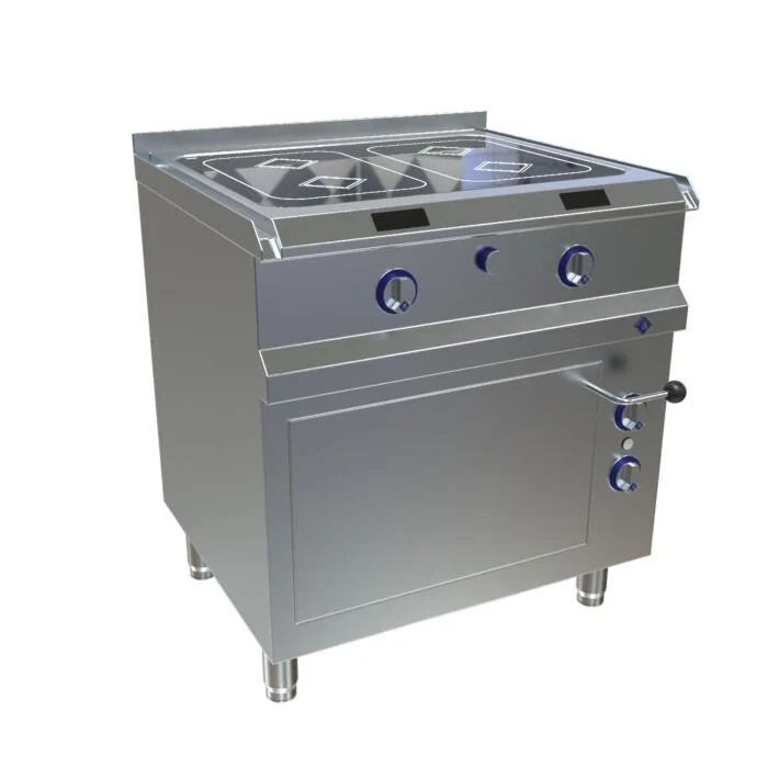 MKN Optima 700 Elektro Induktionsherd 4 Zonen Optima Control mit E-Backofen 1 1/2 GN