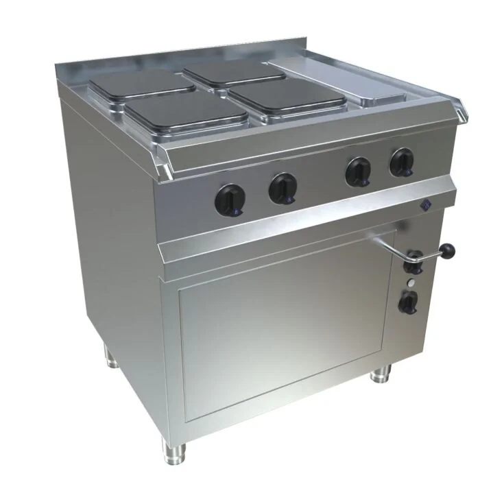 MKN Optima 700 Elektro Herd 4 Platten mit E-Backofen