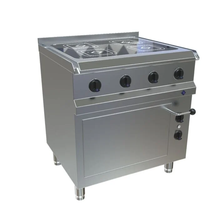 MKN Optima 700 Elektro Herd Vitro 4 Zonen mit E-Backofen 1 1/2 GN