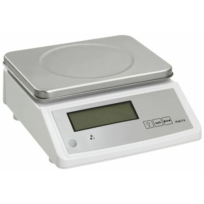 Neumärker Elektronische Küchenwaage Teilung 2 g, Wiegebereich bis 15 kg