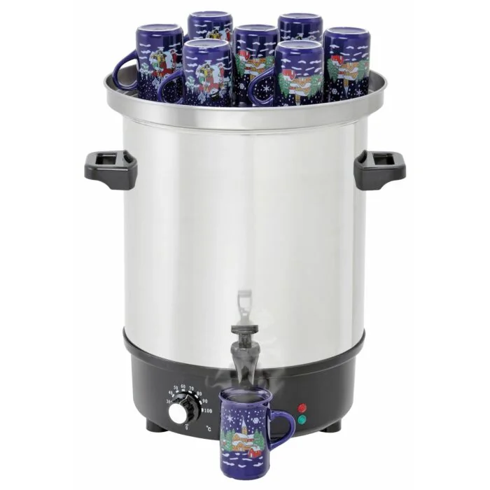 Neumärker Warmhaltedeckel für Tassen für Glühwein- und Heißwasserkessel 30 Liter