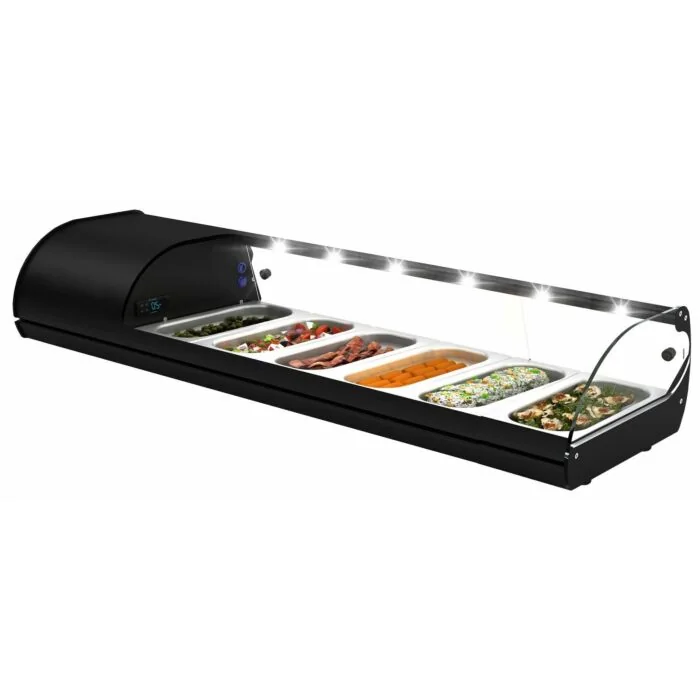 Neumärker Royal Cooling Tapas 6 Kompressor links 6x GN 1/3 x 40 mm