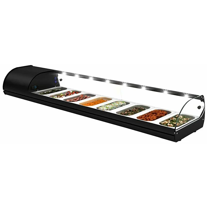 Neumärker Royal Cooling Tapas 8 Kompressor links 8x GN 1/3 x 40 mm