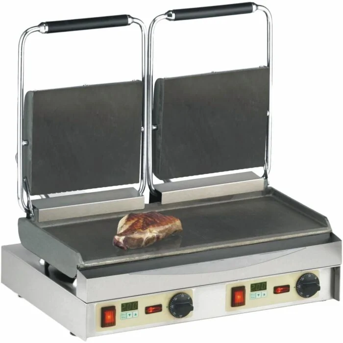 Neumärker Kamtschatka-Grill oben + unten glatt, mit Digitaltimern