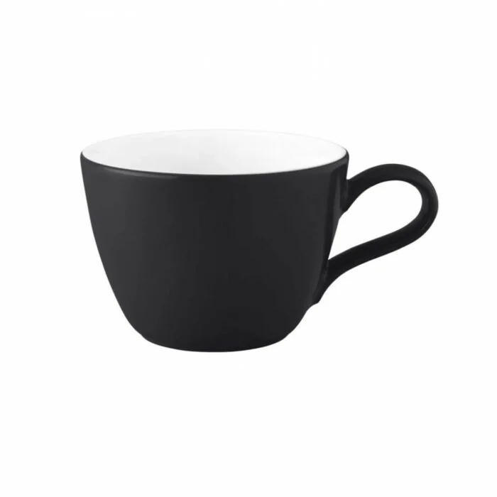Seltmann Weiden COUP Fine Dining Fashion Obere zur Cappuccinotasse 0,22 Liter M5389, schwarz 
