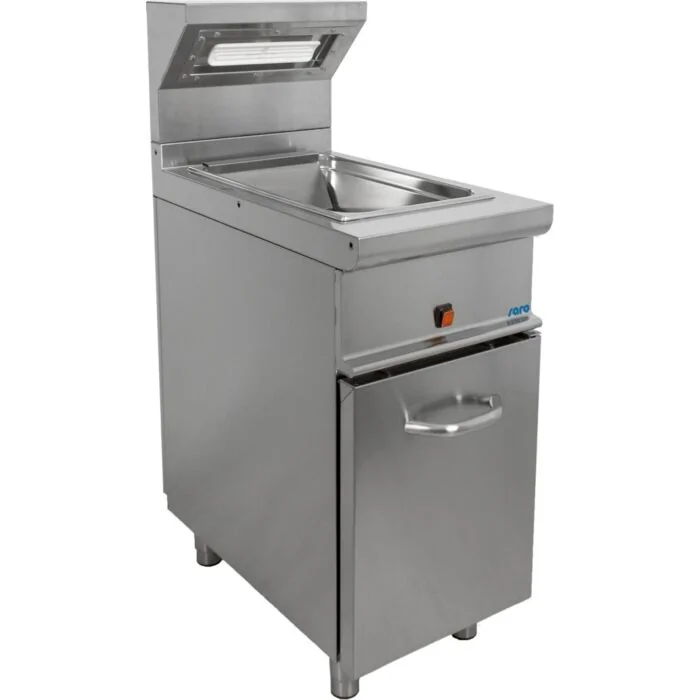 SARO Pommeswärmer mit offenem Unterbau Modell E7/SPE40BC