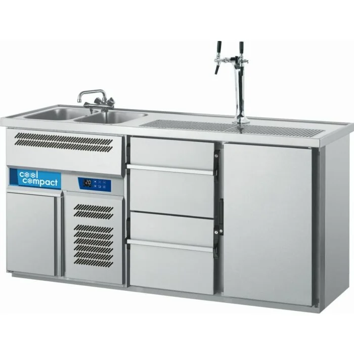 Cool Compact Getränketheke Magnos 2B 2 Kühlabteile