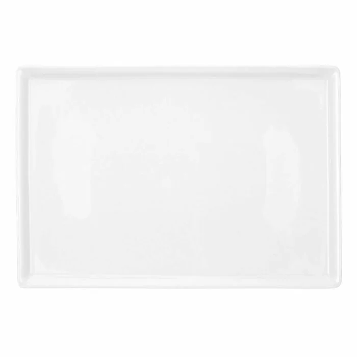 Seltmann Weiden Buffet Gourmet Platte 5170 32,5x22,4 cm, weiß