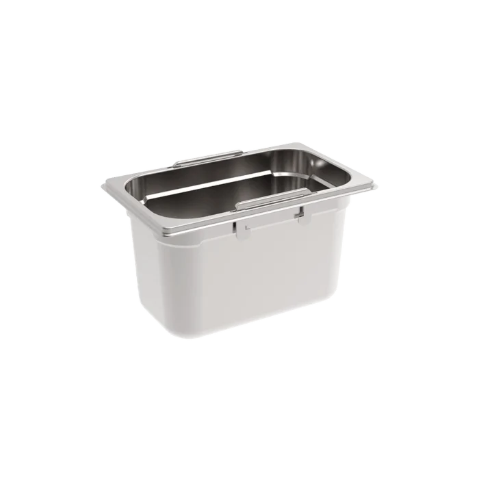 Rieber GastroNorm-Behälter GN 1/4 - 150 mm versenkbare Griffe