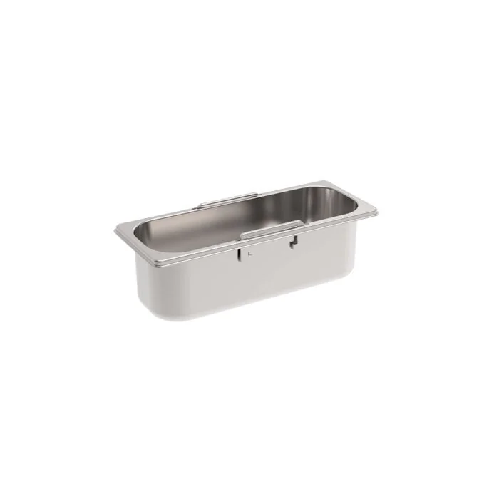 Rieber GastroNorm-Behälter GN 2/8 - 100 mm versenkbare Griffe