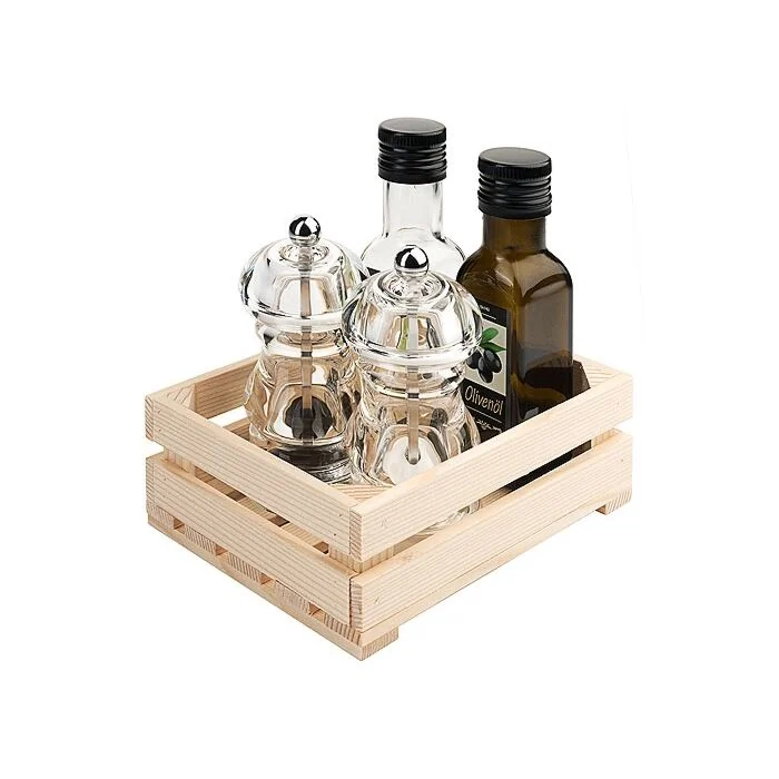 Contacto Menage aus Holzkiste