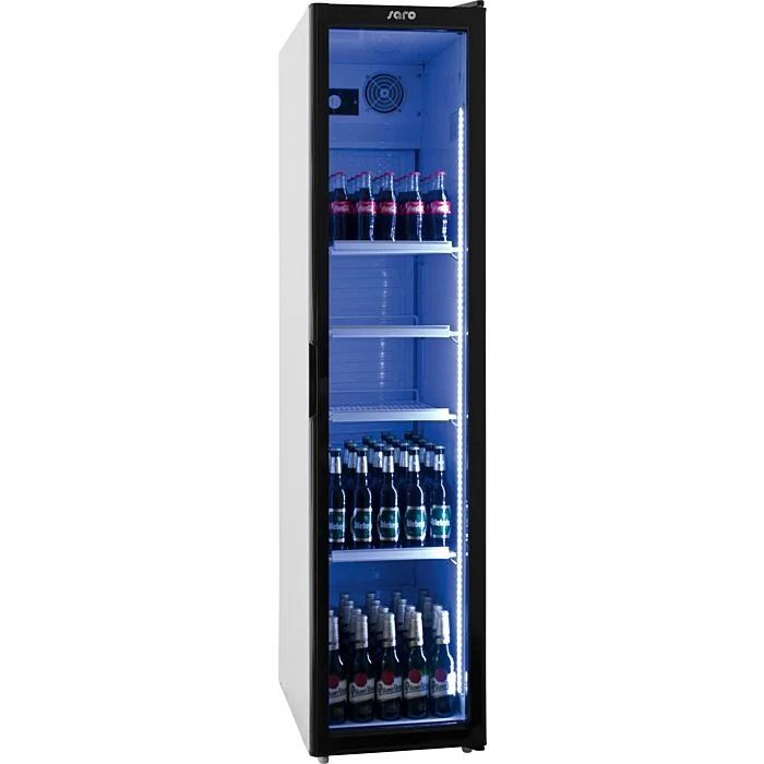 SARO Getränkekühlschrank mit Glastür - schmal Modell SK 301