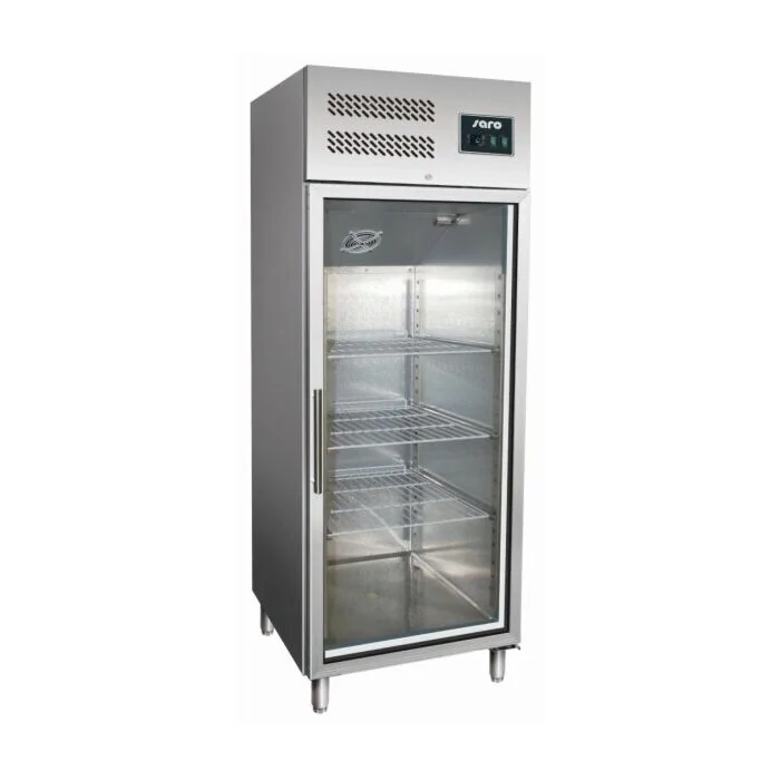 SARO Gewerbekühlschrank mit Glastür - 2/1 GN Modell GN 600 TNG