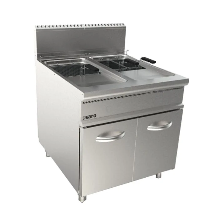 SARO Gasfritteuse 2 x 22 L Modell LQ / FLG2V22