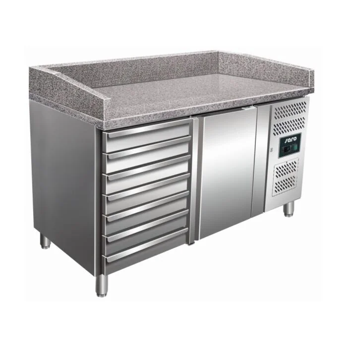 SARO Pizzatisch mit Schubladen Modell MARGA PZ 1610 TN