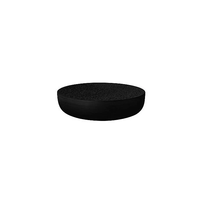 Seltmann Weiden NORI Servierpodest 16 cm Relief, Bisquit schwarz