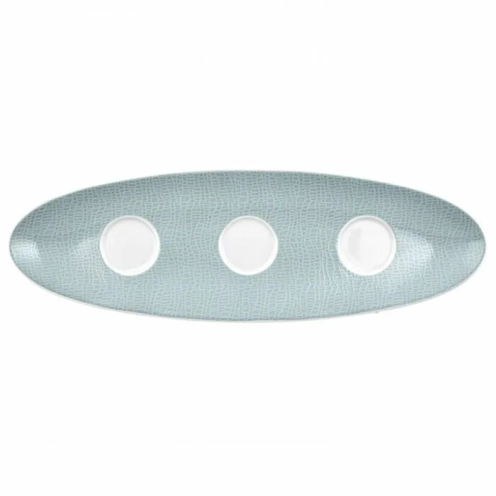 Seltmann Weiden COUP Fine Dining Fashion Setplatte 44 cm, türkis 