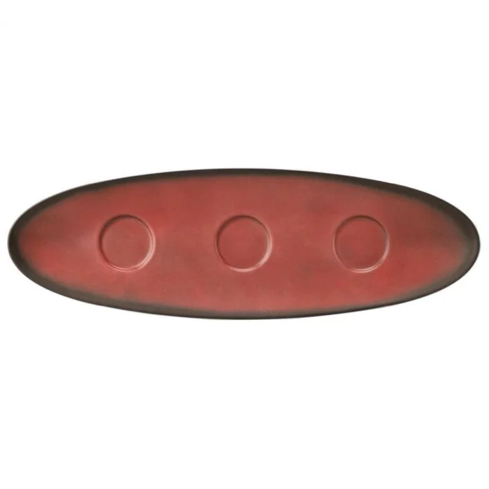 Setplatte 44 cm, ziegelrot 