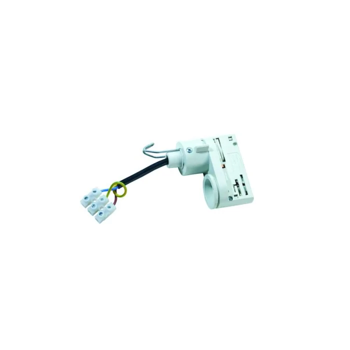 Scholl Adapter für Stromschiene, weiß