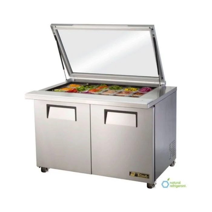 TRUE Saladette / Zubereitungstisch TSSU 48-18M-B-FGLID-HC