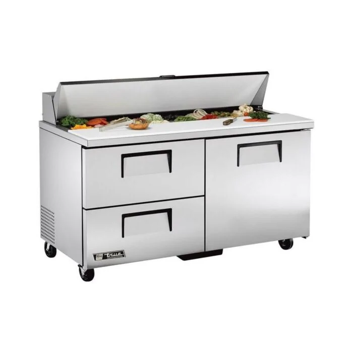 TRUE Saladette / Zubereitungstisch TSSU 60-16D-2-HC