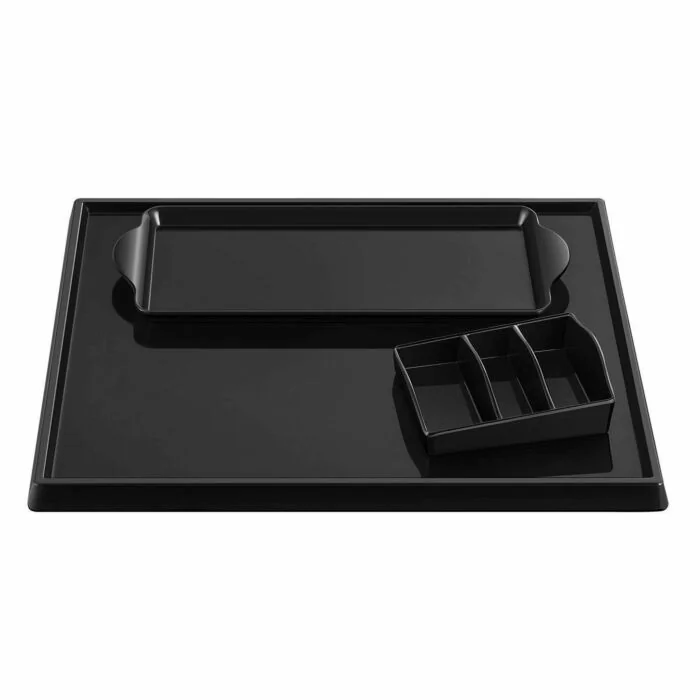 Aliseo Hotel WELCOME TRAY SOLUTION Komplettes Tablettset schwarz