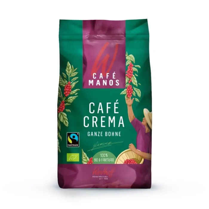 Westhoff Café Manos BIO Café Crème 1kg