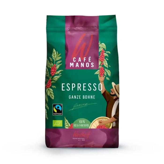 Westhoff Café Manos BIO Espressobohnen 1 kg