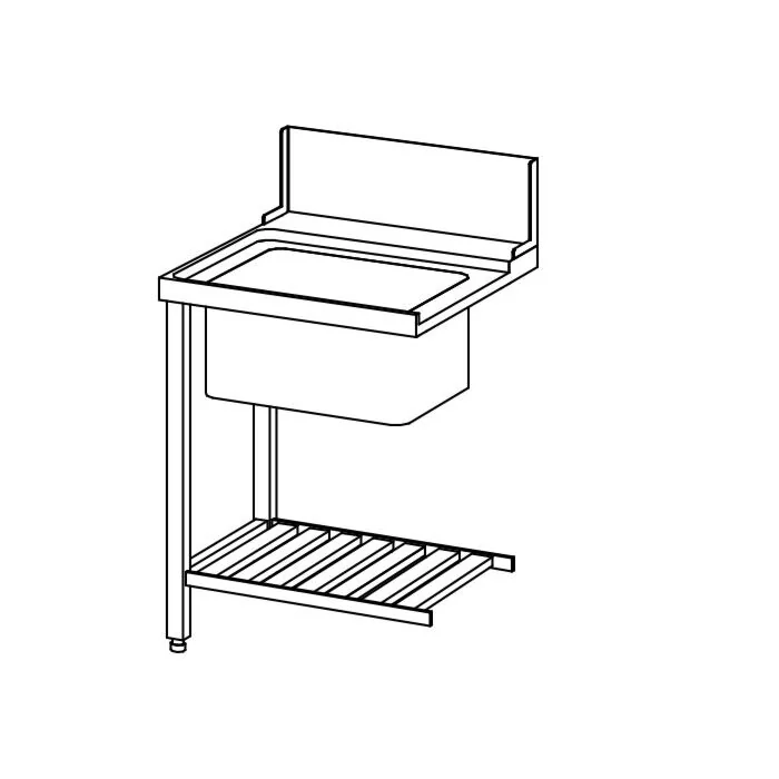 Winterhalter Zulauftisch 625 mm für PT Serie BR 711