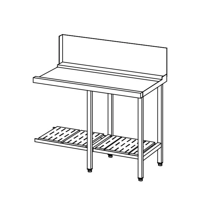 Winterhalter Ablauftisch 1200 mm für PT Serie BR 712
