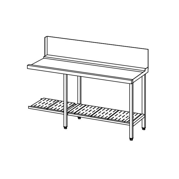 Winterhalter Ablauftisch 1700 mm für PT Serie BR 712 Skizze