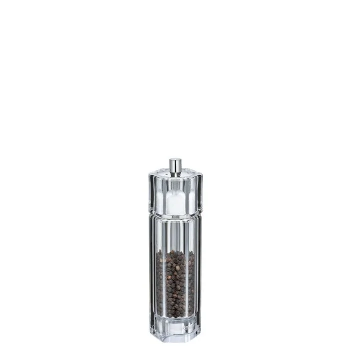 Zassenhaus Pfeffermühle mit Salzstreuer Solingen sechseckig 160 mm
