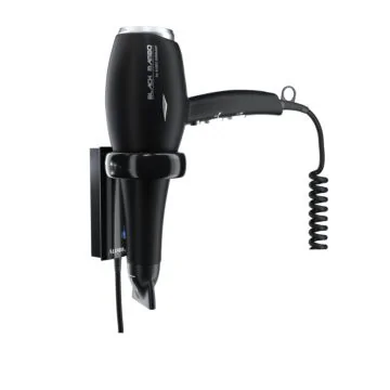 Aliseo Haartrockner BLACK MAMBO 1875 mit  Wandhalterung DROP-IN für Direktanschluss