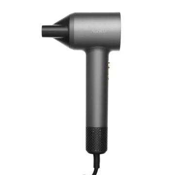 ALISEO Haartrockner AERO BRUSHLESS in Dunkelgrau-Metallic – Frontansicht