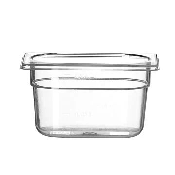 Hendi Gastronorm Behälter 1/9, GN 1/9, 1 L, Transparent, 176 x 108 x (H) 100 mm