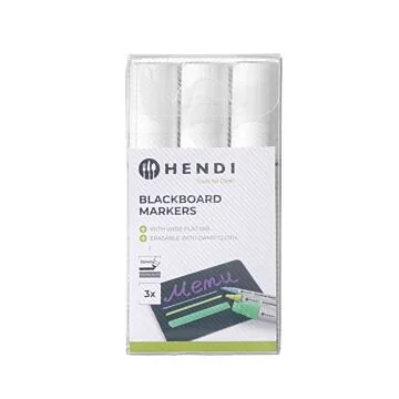 Hendi Kreidemarker 15 mm, Marker 3x weiß