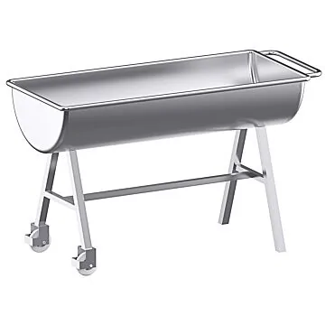 Contacto Mengmulde, 2 Räder u. 2 Gleitfüße, 150 l