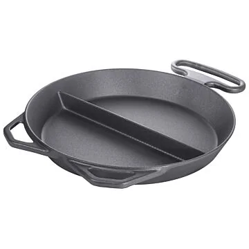 Contacto Eisenguss-Riesenpfanne mit Mittelsteg 65 cm
