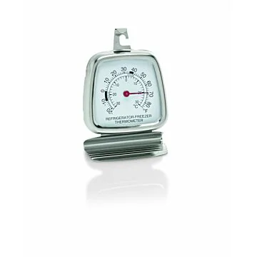 WAS Kühlraumthermometer 6 x 8,5 cm Edelstahl