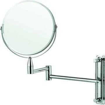 WAS Kosmetikspiegel zur Wandmontage Ø 20 cm verchromt
