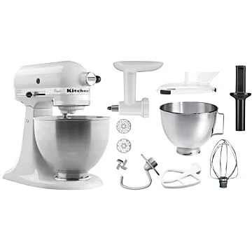 Bartscher KitchenAid 5K45SSEWH-Set weiss 4,28 L