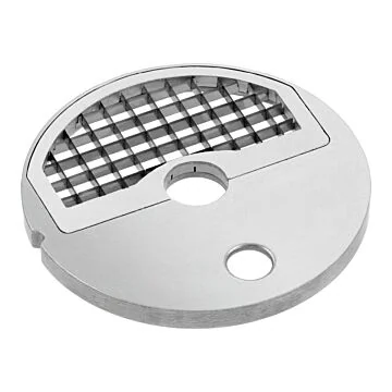 Geeignet für: Gemüseschneider GMS601 Ausgelegt für: Würfel Nur nutzbar in Kombination mit: Schneidscheibe für Scheiben DF14 Schnittstärke: 14 x 14 mm