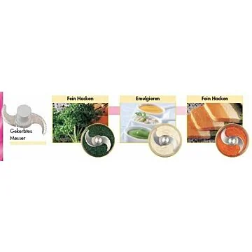 Robot Coupe Kutter R 8 Gekerbte Klinge