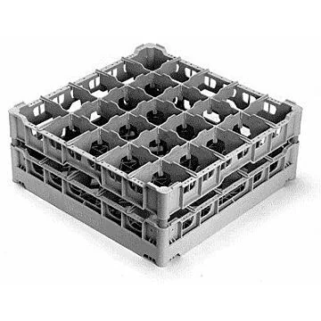 Hobart Kunststoffkorb 500 x 500 mm mit 25 Fächer, 7 cm