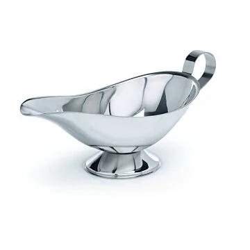 WAS Sauciere auf Fuß 0,1 Liter Chromnickelstahl