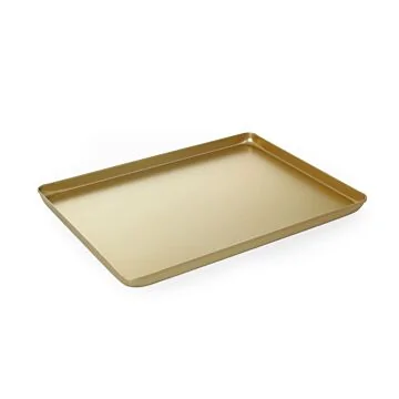 Hendi Präsentiertablett für Süßwaren, 400 x 300 x (H) 20 mm gold