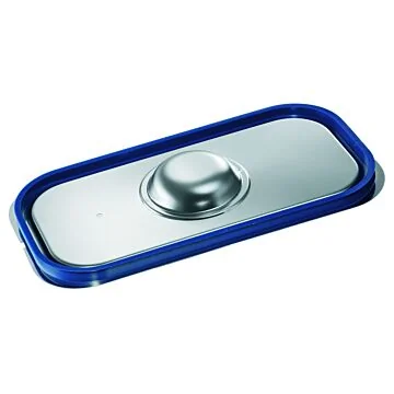 B.PRO Gastronorm Dichtungsdeckel für GN mit Bügelgriff Edelstahl-GN 1/4