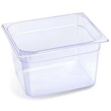 B.PRO Gastronorm-Behälter 6,2 Liter Polycarbonat GN 1/2-100 mm